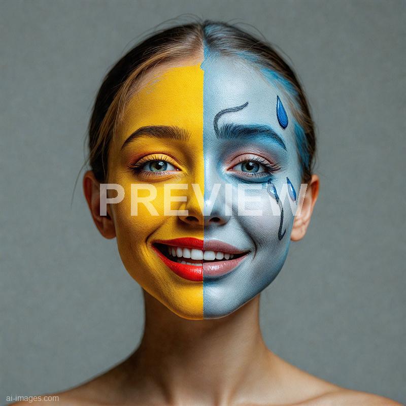 3112 - a-girl-s-face-split-into-two-halves-each-with-a-diffe_250420204838_Filename Text 2_03481_Filename Text 3